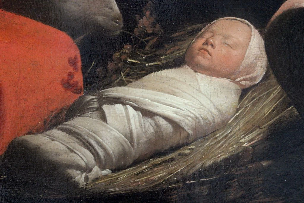 Adorazione dei pastori - dettaglio, Musée du Louvre, Paris